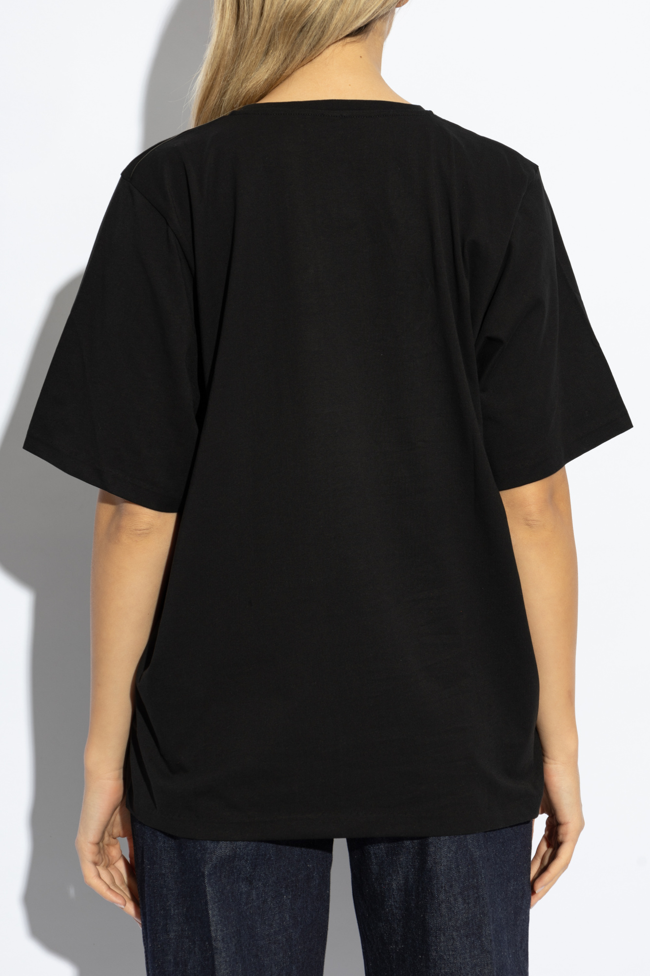 Tシャツ・カットソー Toteme T-shirts Black Toteme Twisted Cotton Jersey T-Shirt | Saks Fifth Avenue